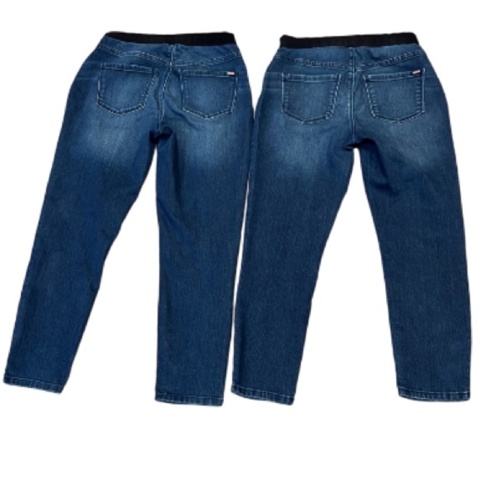 Bundle of Two Identical Simply Vera Vera Wang Cropped Stretch Jeans Size 4 - Picture 3 of 16
